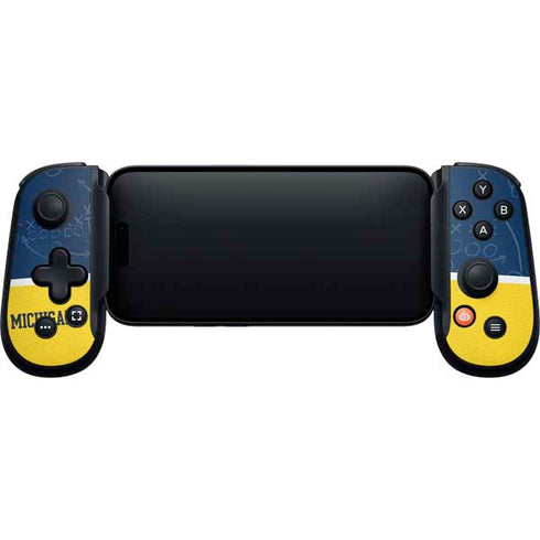 University of Michigan Jersey Split Backbone One for iPhone Game Controller Skin